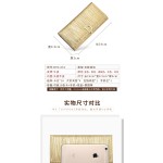 广州皮具厂2026新款D扣女士钱包女长款真皮条纹牛皮钱夹现货批发